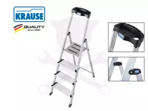 Alu lépcsőfokos állólétra 1x 4 Fokos Sepuro - MONTO-