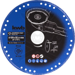 Vágókorong 125 mm Gyémánttárcsa - KWB