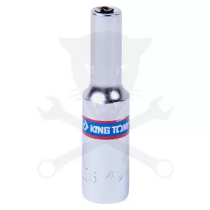 Dugókulcs - crowafej 1/4" belső torx hosszított E06 KingTony