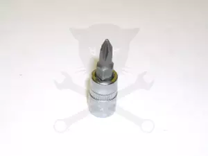 Rátűzőkulcs - crowa+bit 1/4" kereszt PH1