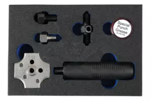 Fékcsőperemező készlet járművön is használható 4,75 mm és 3/16”