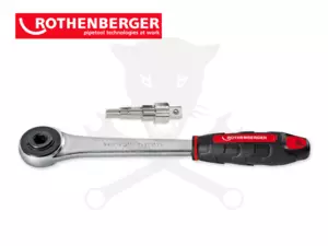 Lépcsős kulcs radiátorhoz, racsnival univerzális 3/8"-1'-ig Rothenberger