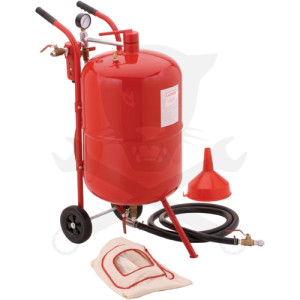Homokfúvó (20 gallon) 75 literes - domború
