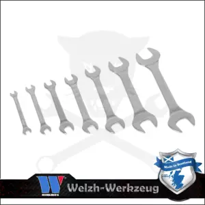 Villás-villáskulcs készlet Ultravékony 6-23 mm 7 r. Welzh -