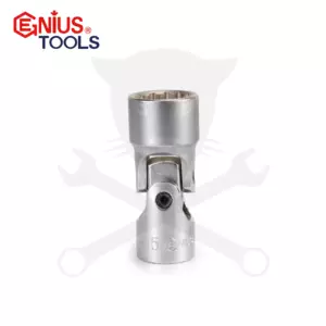 Dugókulcs - crowafej 3/8" csuklós 15 mm Genius