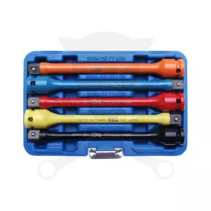 Nyomaték toldószár készlet 1/2" 5 db-os 100 Nm-150 Nm - BGS