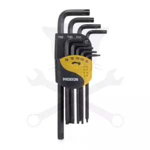 Torxkulcs "L" alakú készlet 09 db-os T8-T50 Proxxon