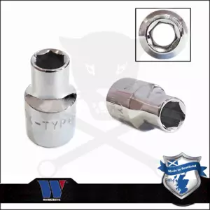Lok-Typ Dugókulcs - crowafej 3/8" 10 mm 6 lap alacsony - Welzh