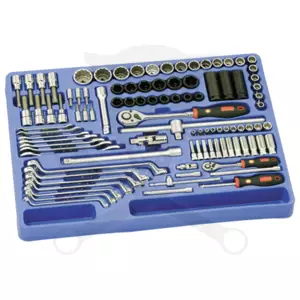 Tálcás Genius szerszám készlet 1/2"-1/4" 98 db-os Genius - 1/1