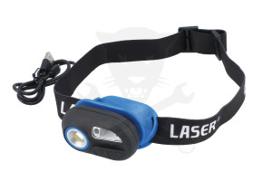Szerelőlámpa - Fejlámpa LED 01 COB Multifunkc. 2:1 akkus USB +szenzor