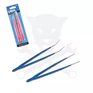 Csipesz készlet 2 db-os rozsdamentes kivitel - Laser Tools