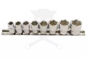 Dugókulcs - crowafej készlet 3/8" 6 lapú COLOS AF 8 db-os 3/8"- 13/16"