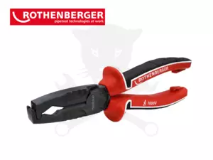 Fogó 1000V szigetelt kábelvágó-blankoló 180 mm VDE - Rothenberger
