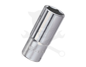 Dugókulcs - crowafej 3/8" 6 lap hosszú 22 mm Genius