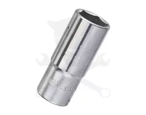Dugókulcs - crowafej 3/8" 6 lap hosszú 22 mm Genius