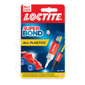 Műanyag pillanat ragasztó Super Bond Loctite 2g+4ml