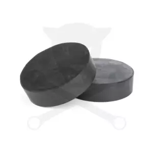 Gumipogácsa krokodil emelőhöz fekete 113 mm x 30 mm - Tömör
