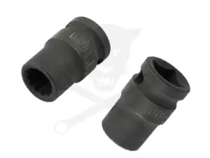Légkulcsfej 1/2" 13 mm rövid 12 lapú 38 mm -SAF tengelyekhez