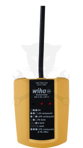 Hálózati aljzat teszter 230V AC - Wiha (SB25561)