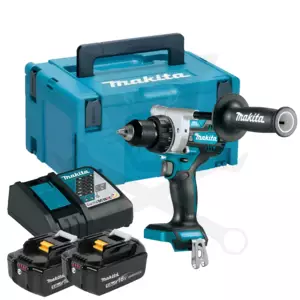 Akkus fúró-csavarozó - kefementes - 18V 2x5.0Ah - Makita