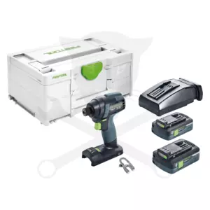 Ütvefúró-csavarbehajtó, akkus 18V 2db 4Ah TID 18 HPC 4,0 I-Plus -Festool