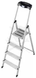 Létra ALU lépcsőfokos álló 1x 4 fokos - Krause Monto SAFETY