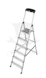 Létra ALU lépcsőfokos álló 1x 6 fokos - Krause Monto SAFETY