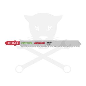 Fűrészlap dekopírfűrészhez, műanyaghoz 90 mm HM 90/3,3 - 1db - Festool