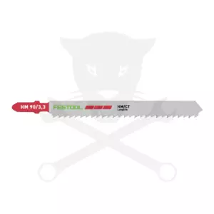 Fűrészlap dekopírfűrészhez, műanyaghoz  90 mm HM 90/3,3 - 1db - Festool