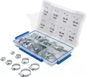 Tömlőbilincs készlet 80 db-os - BGS