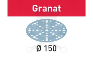 Csiszolópapír, tépőzáras 150 mm STF D150/48 P1000 GR/50 Granat 50 db
