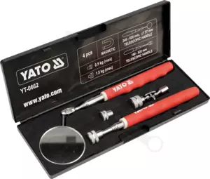 Mágneses felszedő + tükör 4 db-os készlet - Yato