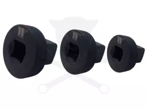 Légkulcs átalakító adapter készlet bővítő 3/8"-1/2"-3/4" - Welzh
