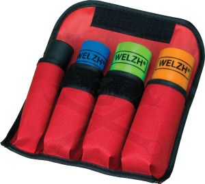 Légkulcsfej kétoldalú 6 l.n. készlet 4 db-os 17x23 mm - Welzh