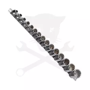 Dugókulcs - crowafej készlet 1/2" 12 szögű COLOS rövid 15 db-os Genius