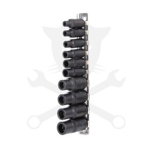 Adapter készlet menetfúrókhoz 10 db-os 4 lapú M1.5-M12 -mágneses