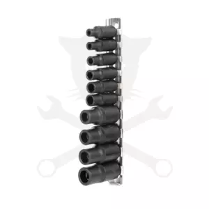 Adapter készlet menetfúrókhoz 10 db-os 4 lapú M1.5-M12 -mágneses