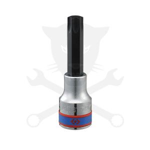 Rátűzőkulcs - crowa+bit 1/2" torx T40 hosszított KingTony