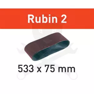 Csiszolószalag 533 x 75 mm L533X 75-P40 RU2/10 Rubin2 10 db - Festool