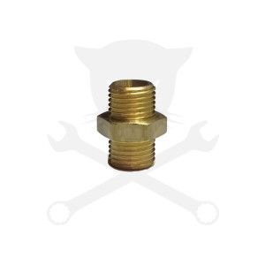 Homokfúvó géphez CLEMCO spec. közcsavar ikertömlőhöz 1/4"-1/4"