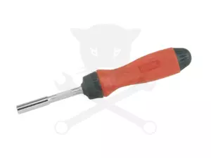 Csavarhúzó, bit tartós, racsnis 1/4" 225 mm - Genius