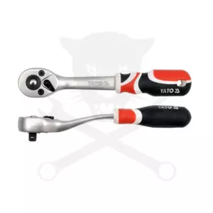Crowa racsnis kulcs 1/4" 72 fogú, irányváltós - YATO