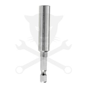 Bit tartó adapter 1/4"- 75x11 mm-es bithez mágneses
