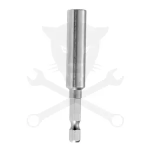 Bit tartó adapter 1/4"- 57x11 mm-es bithez mágneses