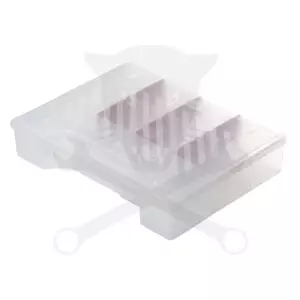 Szortimenter tárolódoboz variálható rekeszek 250x186x52 mm - Connect
