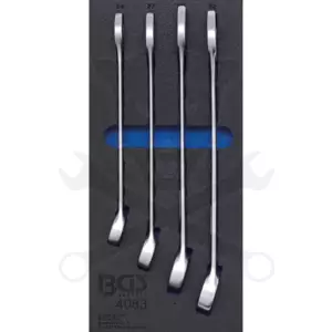 Csillag-Villás készlet  4 db-os szerszámos kocsiba habtálcás 24-32 mm -1/3