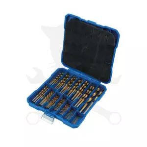 Csigafúró készlet HSS TiN Titán bevonatú 99 db-os 1.0-10.0 mm - LASER