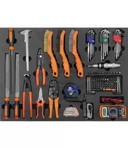 Szerszámkészlet, tálcás 120 db-os - USA SERIES - SP Tools