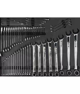 Csillag-Villás készlet 58 db-os szerszámos kocsiba QUAD DRIVE - SP Tools