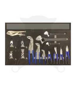 Szerszámkészlet, tálcás 15 db-os - USA SERIES - SP Tools